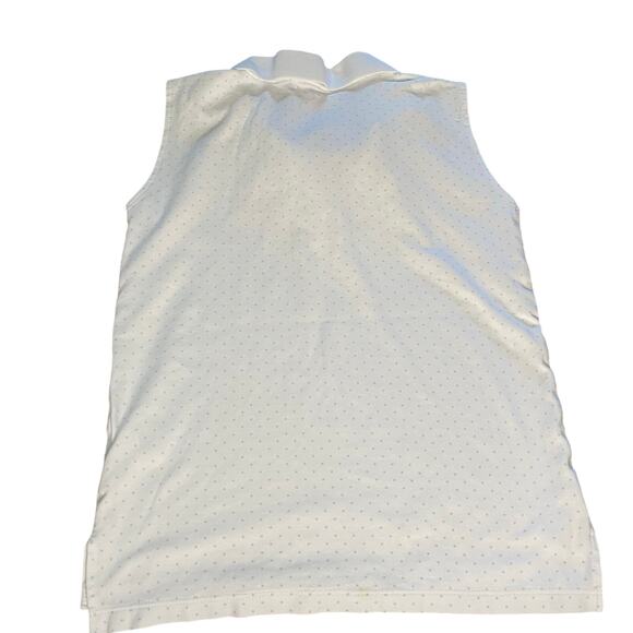 The Beaufort Bonnet Company white polka dot polo tank SIZE 10 - Picture 4 of 4